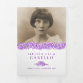 Programme de services funéraires violet oublime-no (Page de couverture)