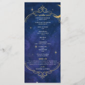 Programme de soirée céleste parmi les étoiles (Dos)