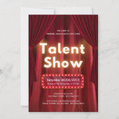 Programme de spectacle de talents éditable pour le (Devant)