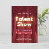 Programme de spectacle de talents éditable pour le (Debout devant)