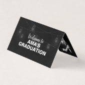 Programme de table de remise des diplômes pliable (Front)