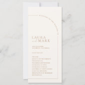 Programme de Wedding (Devant)