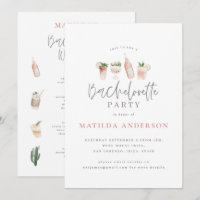 Programme de week-end de bachelorette avec boisson