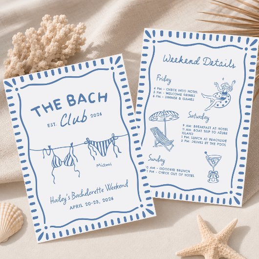 Programme de week-end de célibataire à Blue Beach
