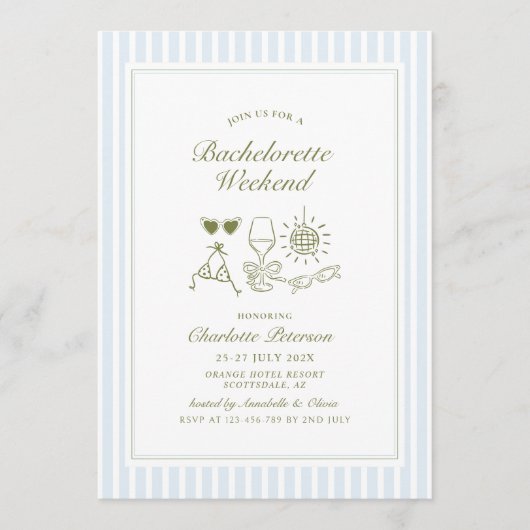 Programme de week-end de célibataire à Blue Beach (Devant)