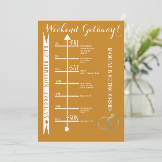 Programme de week-end de célibataire en carreaux d (Debout devant)