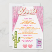 Programme de week-end de fiançailles Disco Retro G (Dos)