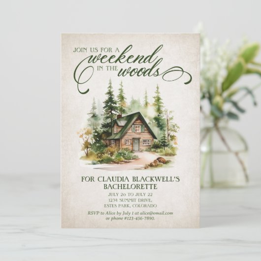 Programme de week-end de fiançailles en forêt de m (Debout devant)