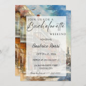 Programme de week-end de l'enterrement de vie de j (Devant / Derrière)