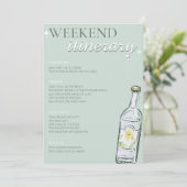 Programme de week-end de l'enterrement de vie de j (Debout devant)