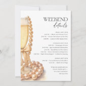 Programme de week-end d'enterrement de vie de jeun (Dos)