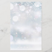 Programme de week-end Mariage de l'hiver Snowflake (Dos)