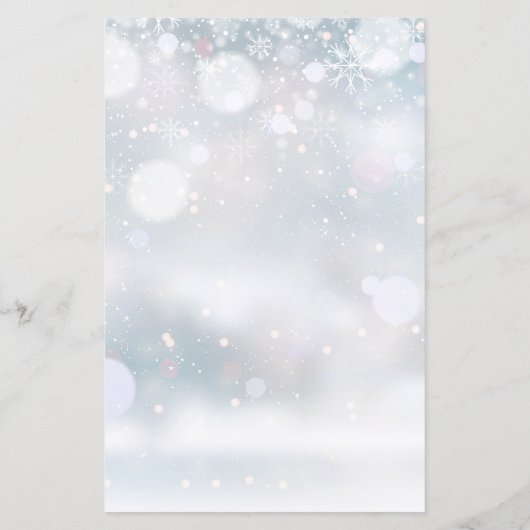 Programme de week-end Mariage de l'hiver Snowflake (Dos)