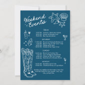 Programme de week-end pour l'enterrement de vie de (Dos)