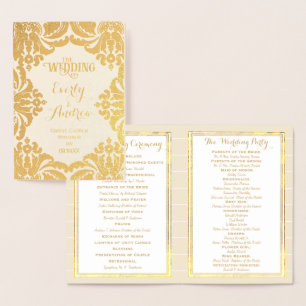 Programme d'ÉCHANTILLONNAGE Gold Foil Grand Damas