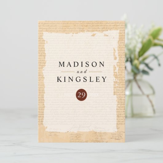 Programme Déclaration d'indépendance 📜 Parchemin de 1776 (Debout devant)