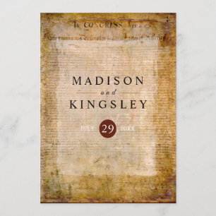 Programme Déclaration d'indépendance 📜 vieux Parchemin de 1