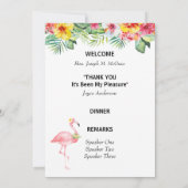 Programme des partis de retraite floraux tropicaux (Dos)