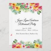 Programme des partis de retraite floraux tropicaux (Devant / Derrière)