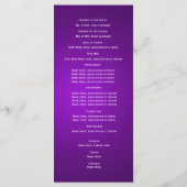 Programme Designer Text Purple Wedding Program (Dos)