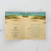 Programme Destination de mariage de plage côtière Ordre du s (Intérieur)