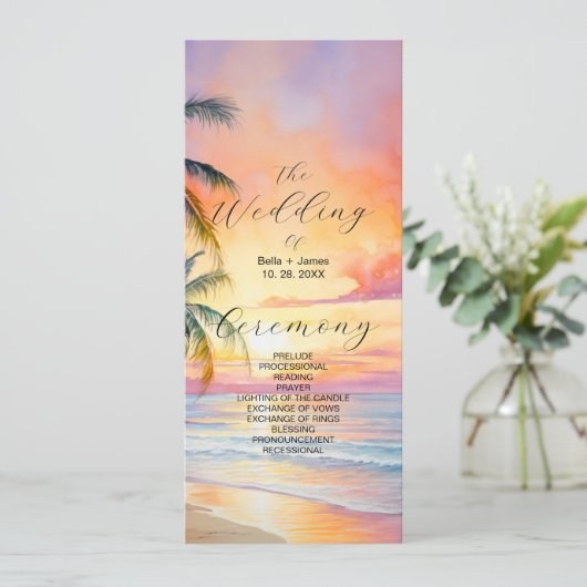 Programme Destination Sunset Beach Wedding (Debout devant)