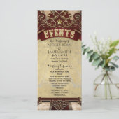 Programme d'événements de mariage de cirque de car (Debout devant)