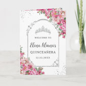 Programme d'événements d'église de Quinceanera Fuc (Devant)