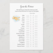 Programme Devinez Les Caractéristiques Game Boy Teddy Bear C (Devant)