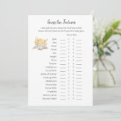 Programme Devinez Les Caractéristiques Jeu Teddy Bear Card (Debout devant)