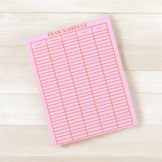 Programme d'examen Planificateur pratique pour les