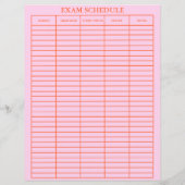 Programme d'examen Planificateur pratique pour les (Dos)