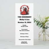 Programme d'Halloween rouge (Debout devant)