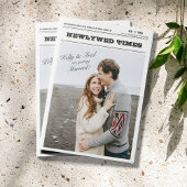 Programme d'infographie Mariage de journal plié