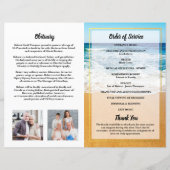 Programme d'Ordre commémoratif des funérailles de  (Dos)