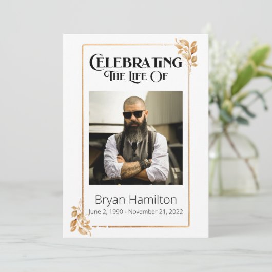 Programme d'Ordre de service commémoratif de la fr (Debout devant)