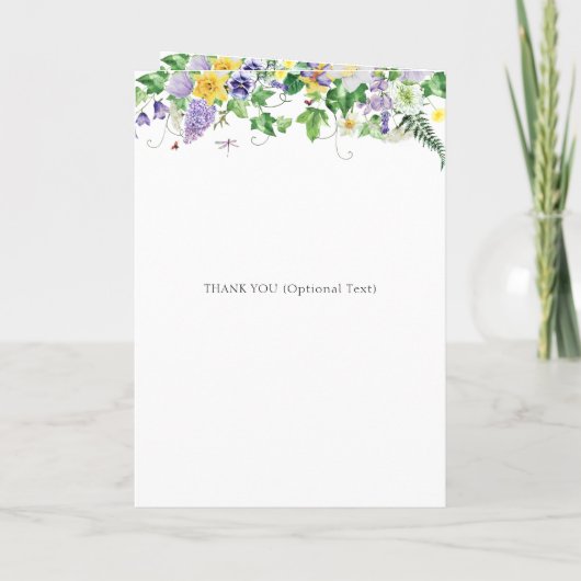 Programme d'ordre de service des Mariages Fleurs s (Dos)