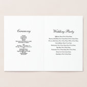 Programme d'ordre de service du Mariage d'huile d' (Intérieur)