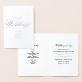 Programme d'ordre de service du Mariage d'huile d' (Affichage)