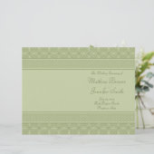 Programme d'ordre de service et de cérémonie pour (Debout devant)