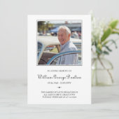 Programme d'ordre de service pour les funérailles  (Debout devant)