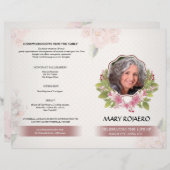 Programme d'ordre funéraire Circulaire d'informati (Devant / Derrière)