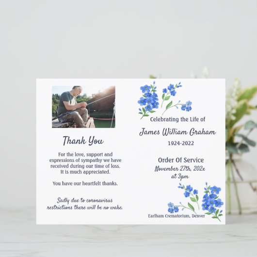 Programme D'Ordre Funéraire Du Service Souvenir (Debout devant)