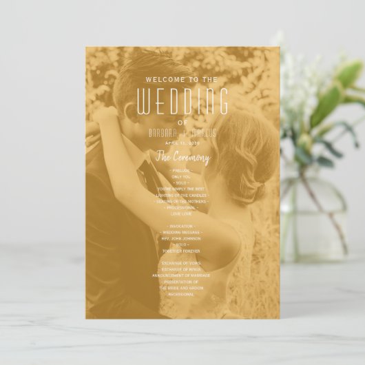 Programme Double Photo Wedding (Debout devant)