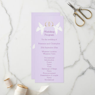Programme Doves Design Mariage couleur Lilac