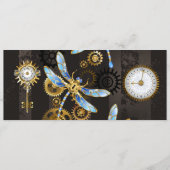 Programme Dragonflies de Steampunk sur arrière - plan rayé b (Devant)