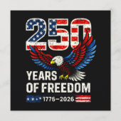 Programme drapeau américain 250e anniversaire américain (Devant)