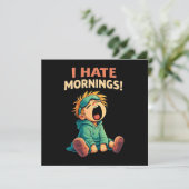 Programme Drôle Je déteste les matins Somnolent (Debout devant)