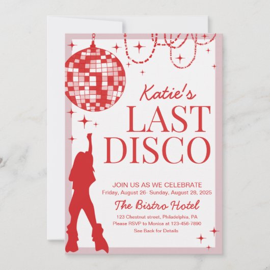 Programme du dernier week-end de célibataire en di (Devant)