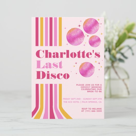 Programme du dernier week-end en discothèque rose  (Debout devant)